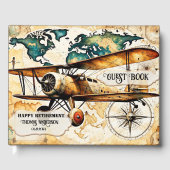 Leuk Vliegtuig Reispensioen Gastenboek (Voorkant)