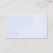 Leuk vliegtuig vliegen visitekaartje (Achterkant)