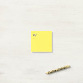 Leuk Vlinder ontwerp heldergeel Post-it Notities Post-it® Notes (Op bureau)