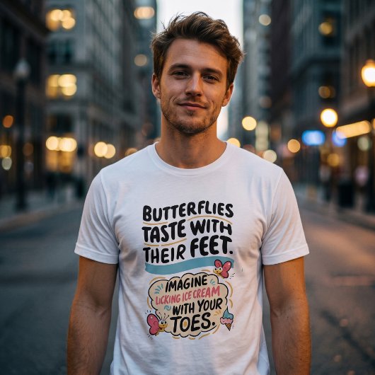 Leuk Vlinderfeit | Whimsical Ijs & Tenen Tri-Blend Shirt