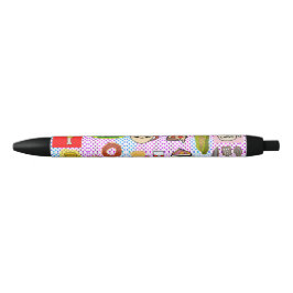 leuk voedingspatroon zwarte inkt pen