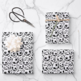 Leuk Voetbal sportpatroon Inpakpapier Vel