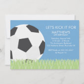 Leuk Voetbal Thema Verjaardagsfeest Kaart (Voorkant)