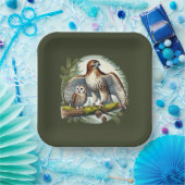 Leuk vogelobservatie feestje papieren bordje (Feest)