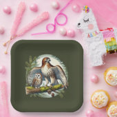 Leuk vogelobservatie feestje papieren bordje (Feest)