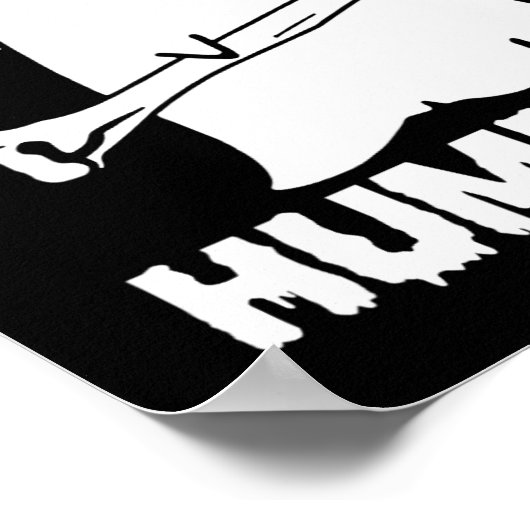 Leuk vond ik deze humerus boo spook Halloween cost Poster (Hoek)