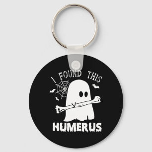 Leuk vond ik deze humerus boo spook Halloween cost Sleutelhanger