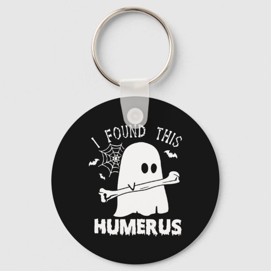 Leuk vond ik deze humerus boo spook Halloween cost Sleutelhanger (Voorkant)