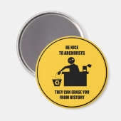 Leuk voor de archieven magneet (Voorkant / Achterkant)