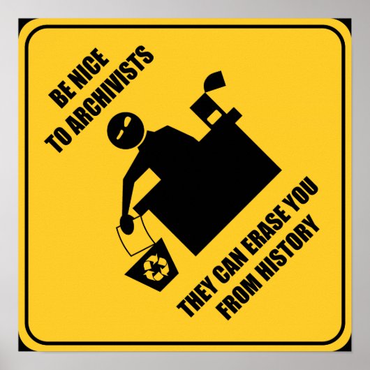 Leuk voor de archieven poster (Voorkant)