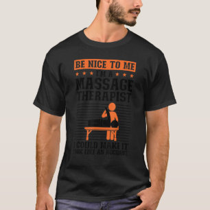 Leuk voor me ben ik een massagetherapeute massagis t-shirt