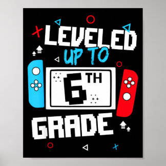 Leuk voor terug naar school: 6e leerjaar videogame poster