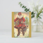 Leuk, vreemd, wild, oud, anders,  Santa Afbeelding Feestdagenkaart (Staand voorkant)