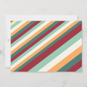 Leuk Vrolijk Kerstfeest Hedendaagse Familienaam Ka Bedankkaart (Achterkant)