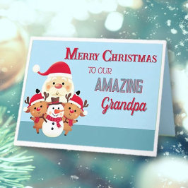 Leuk! Vrolijk kerstfeest opa Kaart