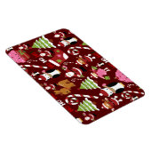 Leuk Vrolijk Kerstmis Kerstmis Vakantie Patroon Magneet (Rechterzijde)