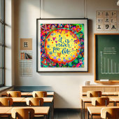 Leuk Vrolijk Nooit Te Late Quote Inspirivity Poster