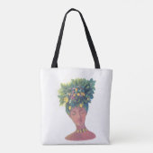 Leuk vrouwenportret tote bag (Achterkant)