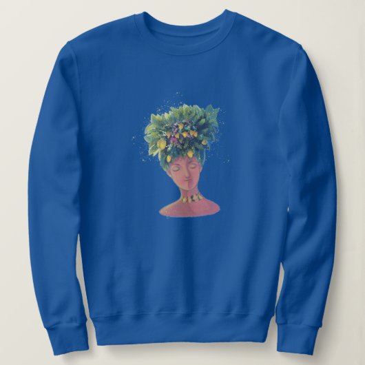 Leuk vrouwenportret trui (Design voorkant)