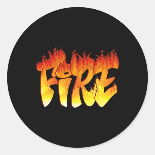 Leuk vuur en ijskostuum Halloween Family Matching Ronde Sticker (Voorkant)