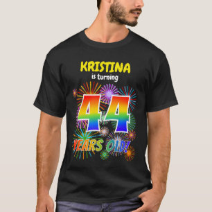Leuk Vuurwerk, Regenboogblik "44", 44e Verjaardag T-shirt