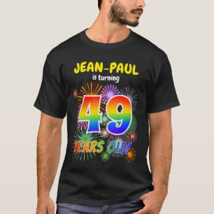 Leuk Vuurwerk, Regenboogblik "49", 49e Verjaardag T-shirt
