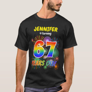 Leuk Vuurwerk, Regenboogblik "67", 67ste Verjaarda T-shirt
