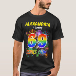 Leuk Vuurwerk, Regenboogblik "69", 69ste Verjaarda T-shirt