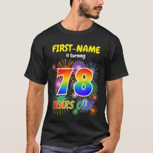 Leuk Vuurwerk, Regenboogblik "78", 78ste Verjaarda T-shirt