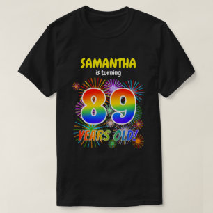 Leuk Vuurwerk, Regenboogblik "89", 89ste Verjaarda T-shirt