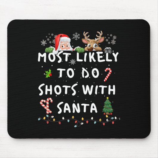 Leuk Waarschijnlijk Grappig Verhaal Kerstpyjama F Muismat (Voorkant)