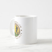 Leuk wandel feestje ontwerp koffiemok (Voorkant links)
