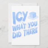 Leuk wat je daar hebt gedaan, grappig kaart (Voorkant)