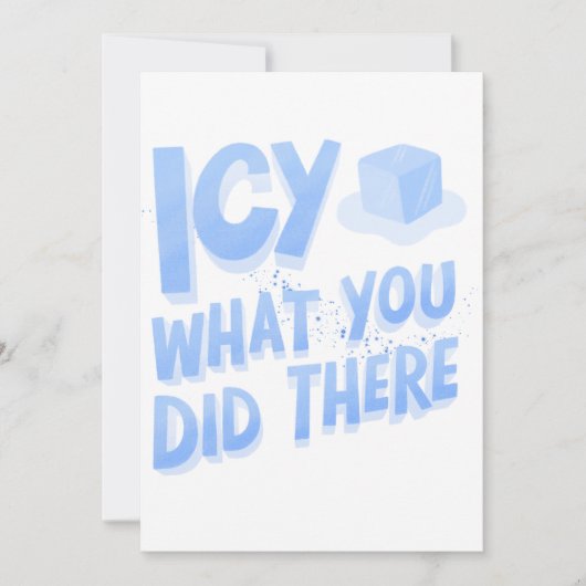 Leuk wat je daar hebt gedaan, grappig kaart (Voorkant)