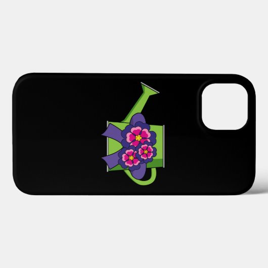 Leuk Watering Can met Bloemen Boeket Case-Mate iPhone Case (Achterkant (horizontaal))