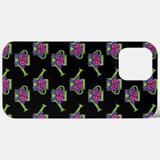 Leuk Watering Can met Bloemen Boeket Case-Mate iPhone Case (Achterkant (horizontaal))