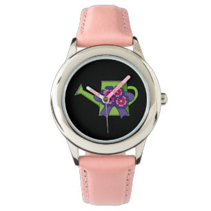 Leuk Watering Can met Bloemen Boeket Horloge