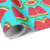 Leuk watermeloenpatroon cadeaupapier (Rol Hoek)