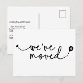 Leuk We hebben modern handgeschreven script hart v Briefkaart (Voorkant / Achterkant)