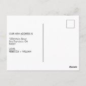 Leuk We hebben modern handgeschreven script hart v Briefkaart (Achterkant)