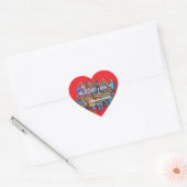 leuk we zijn geen sombere bende hart sticker 26c (Envelop)