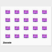 Leuk Weer geboren Christelijk Ronde Sticker (Vel)