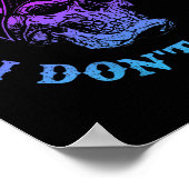 Leuk weetje dat het me niet kan schelen, grappig s poster (Hoek)