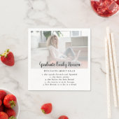 Leuk weetje Eenvoudig Afstuderen foto afstudeerfee Servet (Insitu)