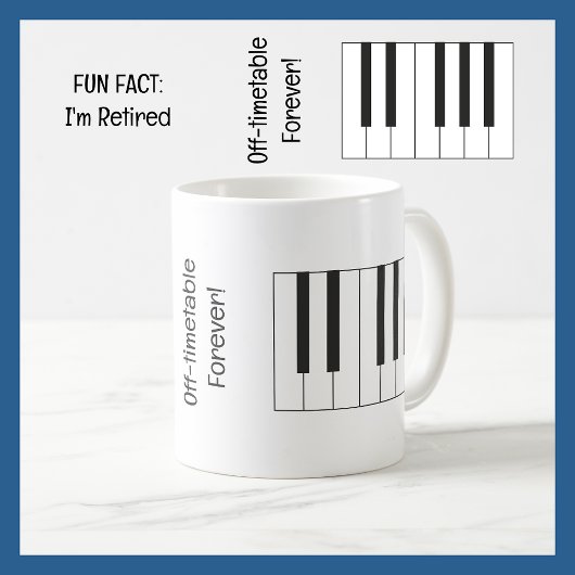 Leuk weetje ik ben een gepensioneerde muziekleraar koffiemok