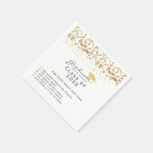 Leuk weetje over Afstuderen Gold Confetti Afstuder Servet (Hoek)