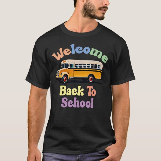 Leuk welkom terug naar school eerste dag van de sc t-shirt (Voorkant)