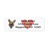 Leuk Welsh Corgi Dog Retouradreslabel Etiket (Voorkant)