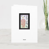 Leuk Wenskaart Love Jug & World Round / Flat Joke Kaart (Achterkant)