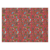 Leuk Western Patroon Kerst Rood Tafelkleed (Voorkant (Horizontaal))